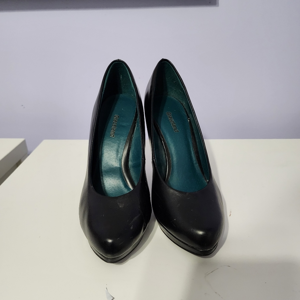 Pair of black heels
